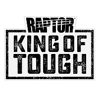 Наклейка на скло та кузов «RAPTOR: King of Tough, 125 x 90 мм Чорний