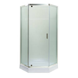 Душова кабіна INSANA Flavia wave 90x90x205 п'ятикутна мілкий піддон