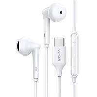 Навушники UGREEN EP101 Wired Earphones with Type-C Connector (White)(UGR-60700) mus