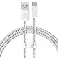 Кабель Baseus Dynamic Series Fast Charging Data Cable USB to Type-C 100W 1m White mus