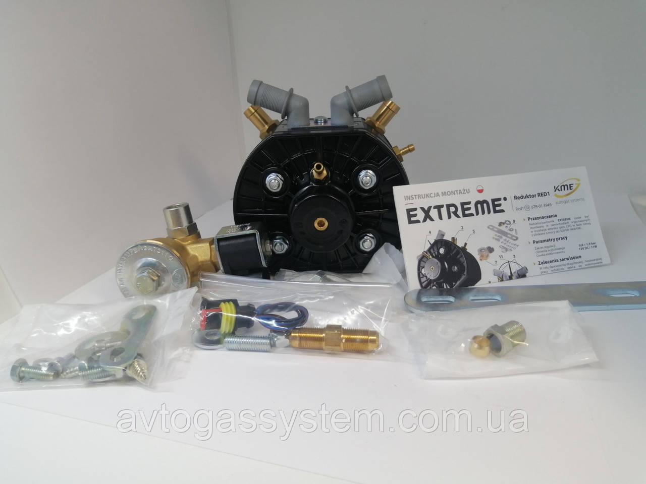 Редуктор KME Extreme 408 л. с. з клапаном газу OMB ГБО 4 покоління
