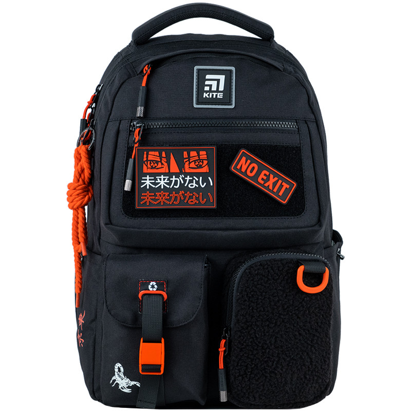 Рюкзак Kite Education teens 42x29x17 см, 17 л, чорний (K24-2587M-5)