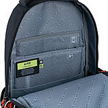 Рюкзак Kite Education teens 42x29x17 см, 17 л, чорний (K24-2587M-5), фото 8