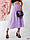 Спідниця-кльош жіноча супер софт у горох розміри 40-50 (8кв) "DORA" недорого від прямого постачальника, фото 7