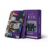 Карточки bts K-POP lomo кейпоп карти к поп Бтс Бантан картки - Weverse Dicon- 55 шт, фото 2