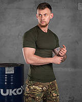 Мужская военная футболка олива Coolmax для военнослужащих дышащая армейская форменная футболка хаки