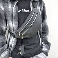 Сумка для города , Мужские сумки на грудь, Мужская бананка из HW-899 натуральной кожи