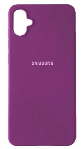 Чохол силіконовий для Samsung A05 (A055) Silicone Case Full (Виноградний)
