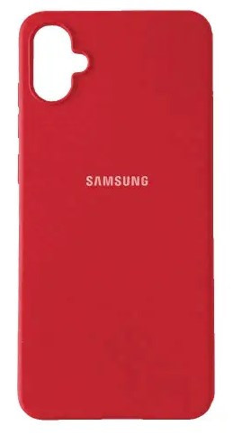 Чохол силіконовий для Samsung A05 (A055) Silicone Case Full (Червоний)
