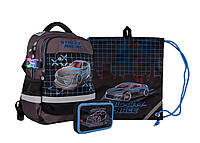 Шкільний набір Yes Racing S-52 Ergo (рюкзак+пенал+сумка) 36 х 28 х 13 см, 13 л (559569) 115-130 см