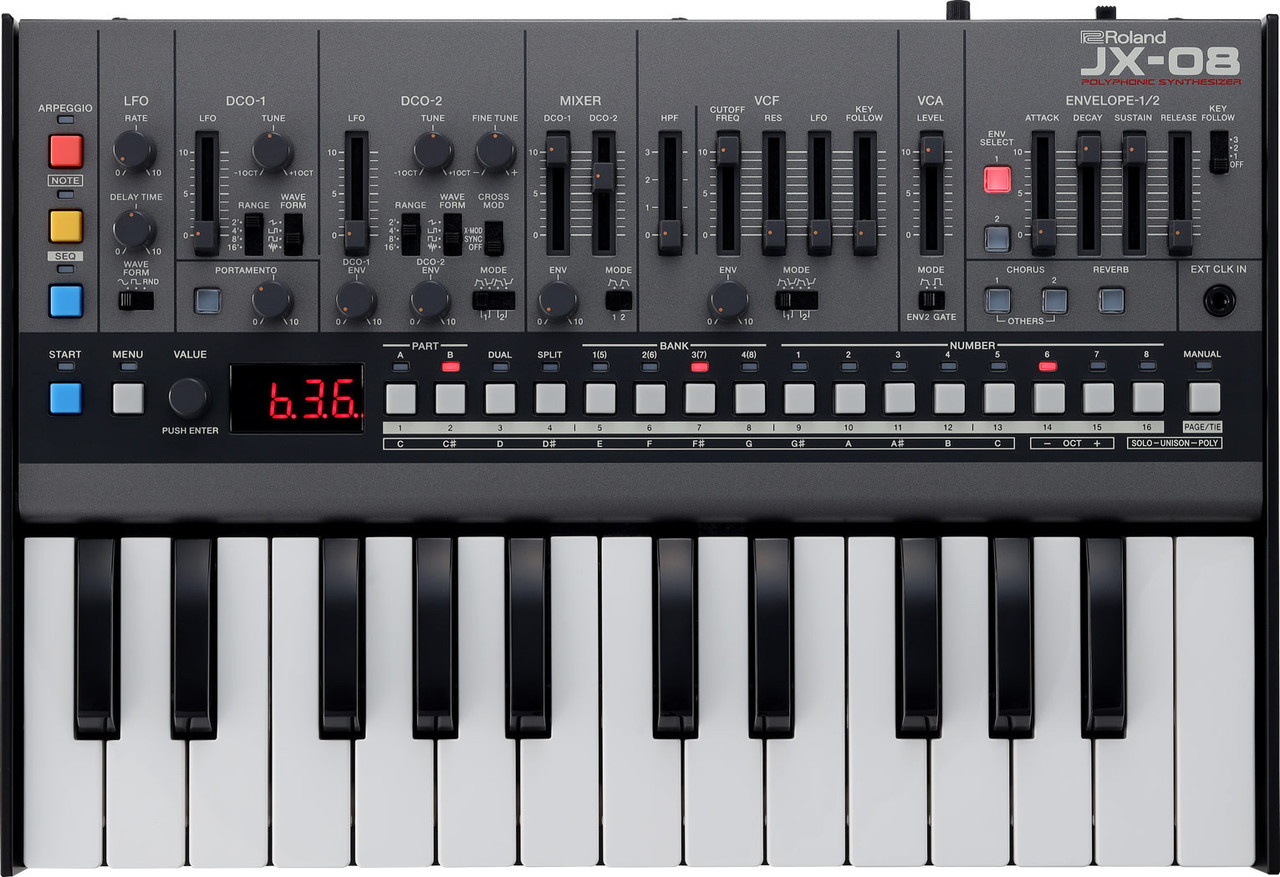 Аналоговий синтезатор Roland JX-08