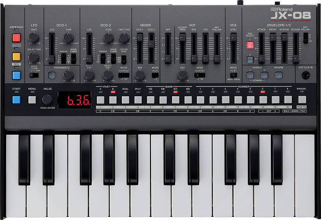 Аналоговий синтезатор Roland JX-08, фото 1