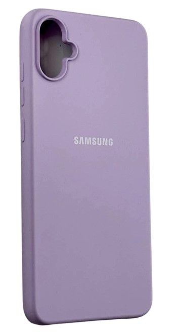 Чохол силіконовий для Samsung A05 (A055) Silicone Case Full (Бузковий)