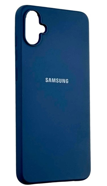 Чохол силіконовий для Samsung A05 (A055) Silicone Case Full (Темно-синій)