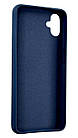 Чохол силіконовий для Samsung A05 (A055) Silicone Case Full (Темно-синій), фото 3