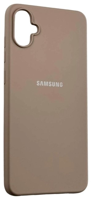 Чохол силіконовий для Samsung A05 (A055) Silicone Case Full (Рожевий темний)