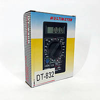 Мультиметр цифровий тестер Digital DT-832 зі звуковим дзвінком, тестер UA-619 напруги цифровий