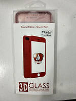 Чехол накладка из прозрачного силикона для надежной защиты iPhone 7 Plus 3D Glass Iph 7S o