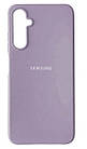 Чохол силіконовий для Samsung A05S (A057) Silicone Case Full (Бузковий), фото 3