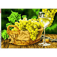 Схема В515 Вино і виноград Бісер Арт на тканині для вишивання картина