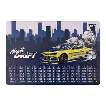 Підкладка для столу Yes Drift із підказками таблиця множення А3 492253