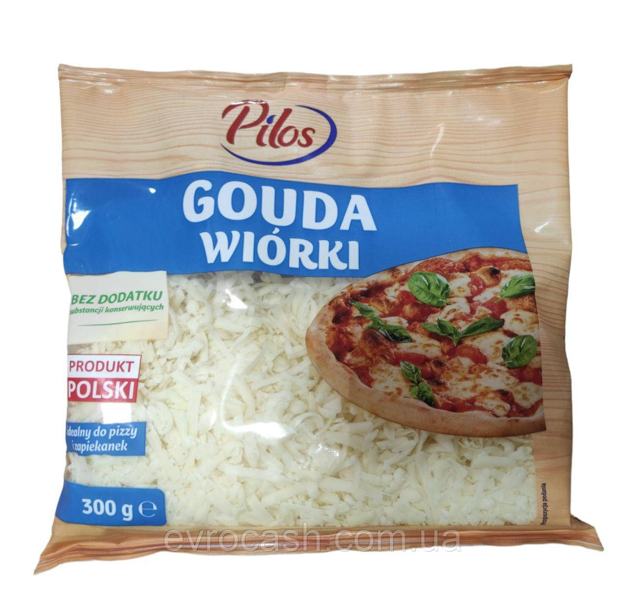 Сир Gouda Pilos тертий 300 г.