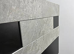 Плитка на грубку/фасад Line grey 14,6x45.1