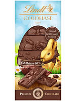 Шоколад чорний 60% Lindt Goldhase, великодня 120 г.