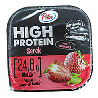 Сирок-йогурт Pilos High Protein  полуниця 200 г.