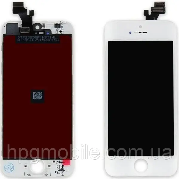 Дисплей для iPhone 5 (4 in) TianMa модуль (екран та сенсор) White, фото 1