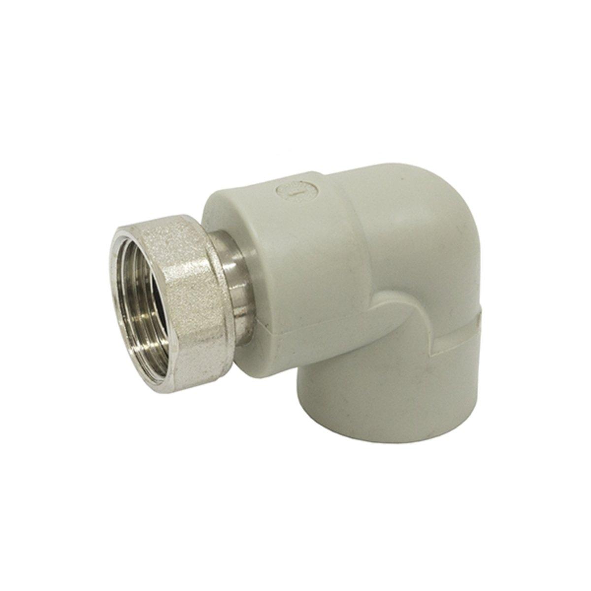Коліно PPR ASG 20х1/2" з накидною гайкою