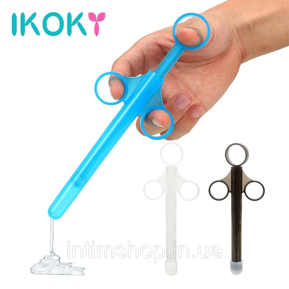 IKOKY клізму інжектор змазка аплікатор анальний для чистки вагіни інструмент дорослі товари секс-іграшки
