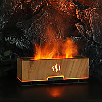 Ночник-увлажнитель воздуха с имитацией пламени Humidifer Wooden SN27