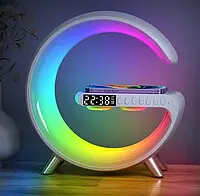 Лампа G11 Smart Light 4в1з Bluetooth колонкою будильником і бездротовою зарядкою SN27