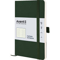 Блокнот Axent Partner Soft Skin 125x195 мм 96 листов в клетку Зеленый 8616-23-A MNB