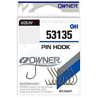 Гачки Owner серії Pin Hook 53135#14. Овнер. Виробництво: Японія.  Кількість: 12 шт. в упаковці.