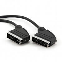 Кабель мультимедийный SCART 21-pin 1.8 m Cablexpert CCV-518 MNB