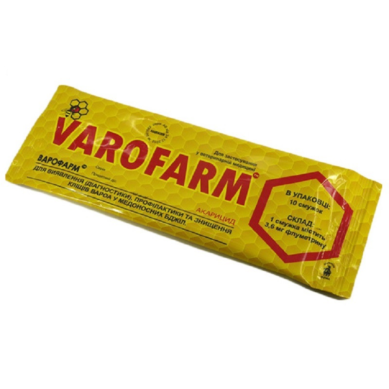 Пластини Варофарм від варроатозу бджіл No10 Фарматон, фото 1