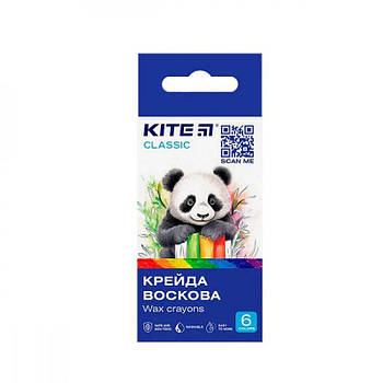 Крейда воскова 6 кольорів Kite Classic K-1076 639205
