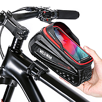 Держатель на руль велосипеда, Водонепроницаемая сумка для телефона на руль велосипеда (1.8л), DVS