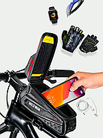 Велосипедный держатель, Сумка для горного велосипеда (1.8л), Холдер для смартфона, DVS