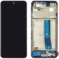 Дисплей для Xiaomi Redmi Note 11 OLED модуль (екран та сенсор) з рамкою, оригінал, Чорний