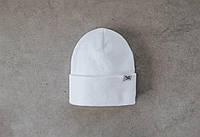 Шапка стаф для мужчины белая шапка Staff white basic Shoper Шапка стаф для чоловіка біла шапка Staff white