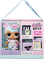 Кукла ЛОЛ Бон-Бон L.O.L. Surprise! Big BB Doll Bon Bon LOL Big Baby Игровой набор с мега-куклой 573050