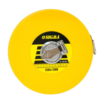 Рулетка склепловолокно 30 м*13 мм SIGMA