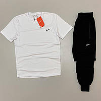 Мужской спортивный костюм найк футболка и брюки Nike 3 цвета костюм для спорта Shoper Чоловічий спортивний
