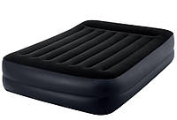 Велюр кровать надувная Intex 64124 со встроенным электронасосом MNB