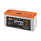 Акумулятор LP LiFePO4 25,6V - 100 Ah (2560Wh) (BMS 150A/75А) пластик LCD для ДБЖ, фото 3