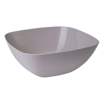 Салатник 24*24*9,5 см пластик какао Алеана