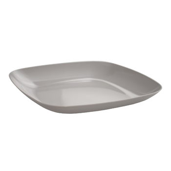 Тарілка 19*19*2,8см пластик какао Алеана